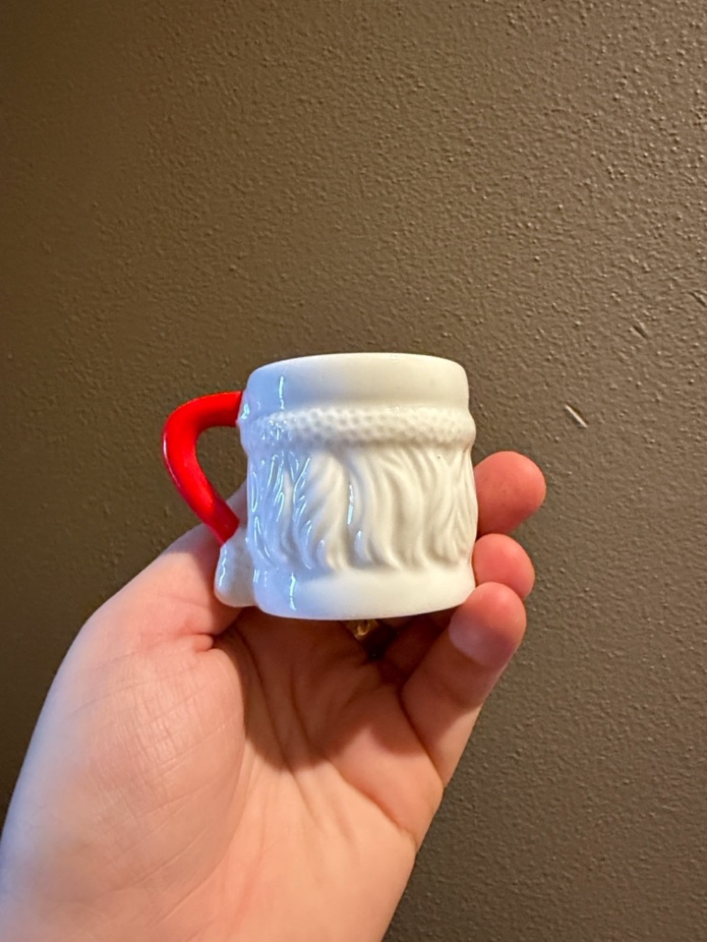 Vintage Mini Santa Mug Ceramic - Picture 2 of 6